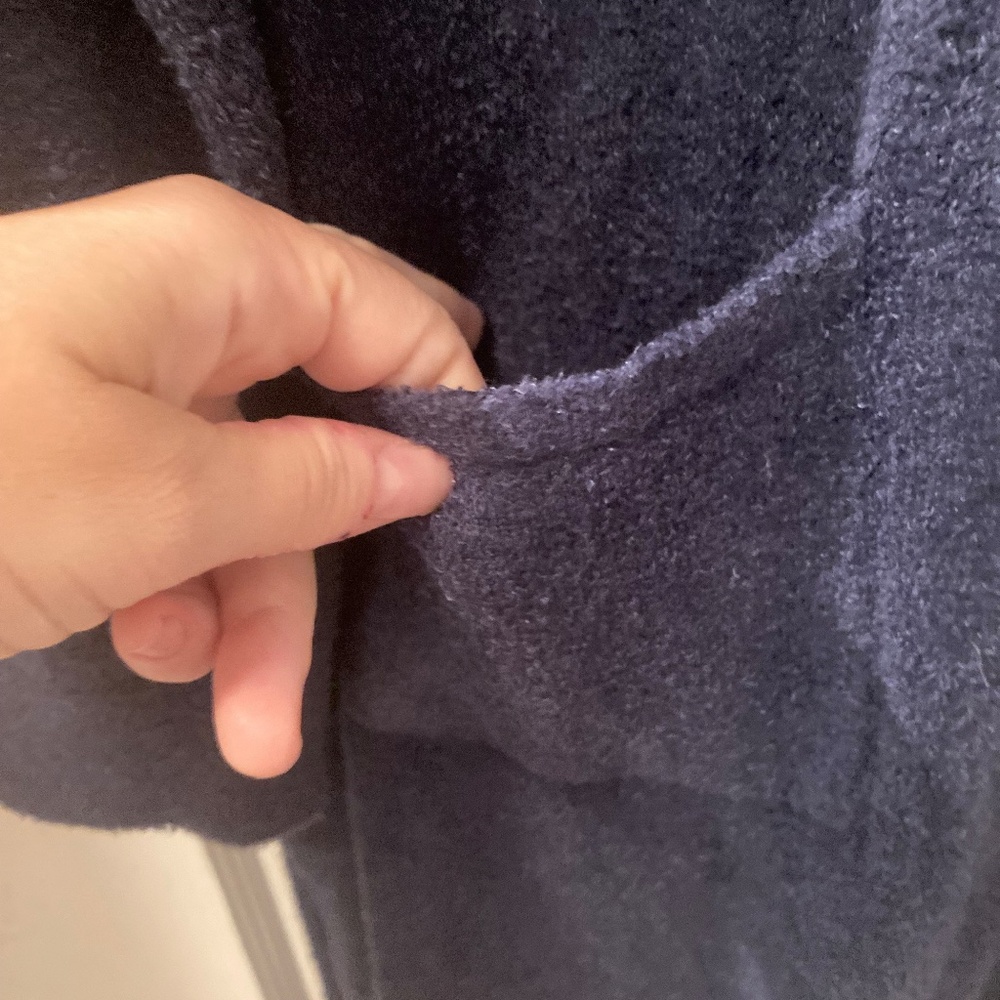 Knix Blue Fuzzy Robe, L - Picture 2 of 6